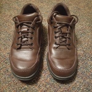 Rockport Leather Oxfird Brown Mens Shoes Size 8